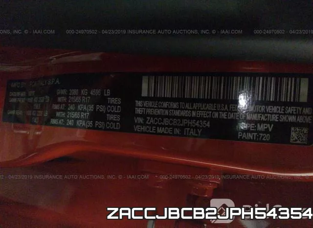 ZACCJBCB2JPH54354 фото 10