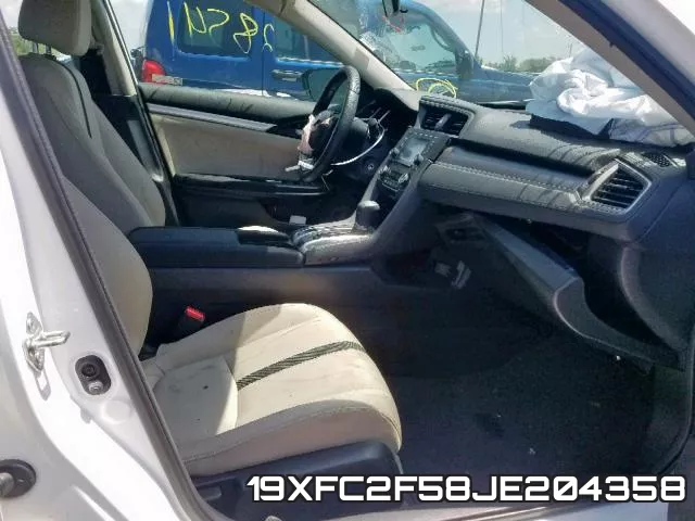 19XFC2F58JE204358 фото 6