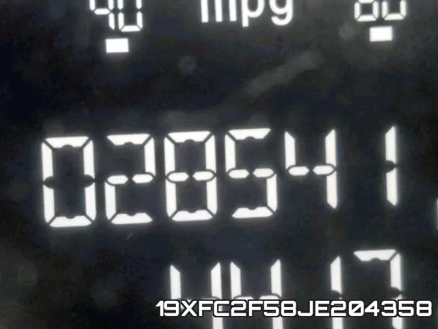 19XFC2F58JE204358 фото 9
