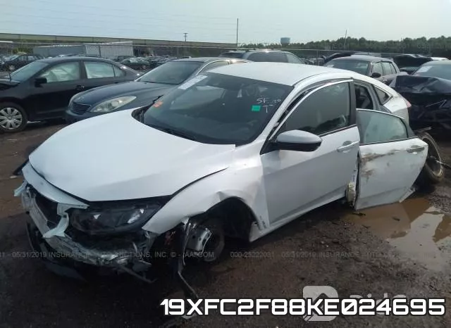 19XFC2F88KE024695 фото 2