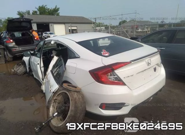 19XFC2F88KE024695 фото 3