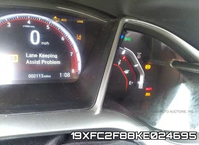 19XFC2F88KE024695 фото 7