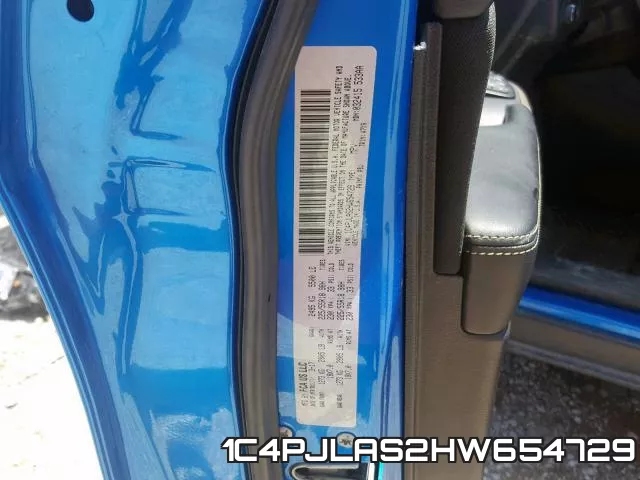 1C4PJLAS2HW654729 фото 2
