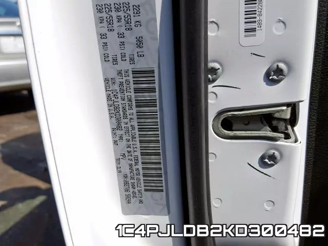 1C4PJLDB2KD300482 фото 2