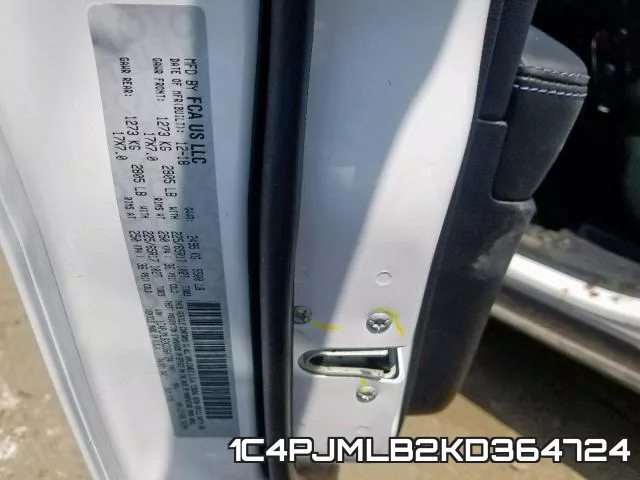 1C4PJMLB2KD364724 фото 2