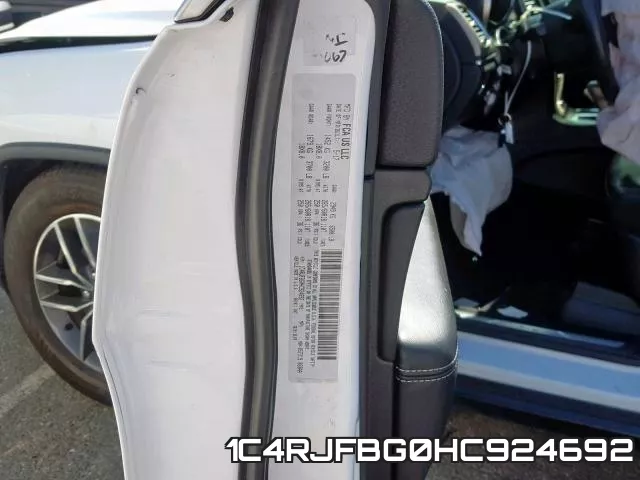 1C4RJFBG0HC924692 фото 2