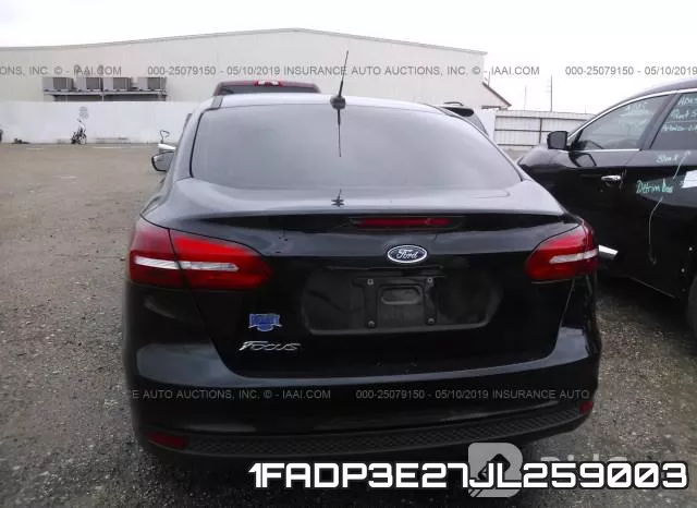 1FADP3E27JL259003 фото 7