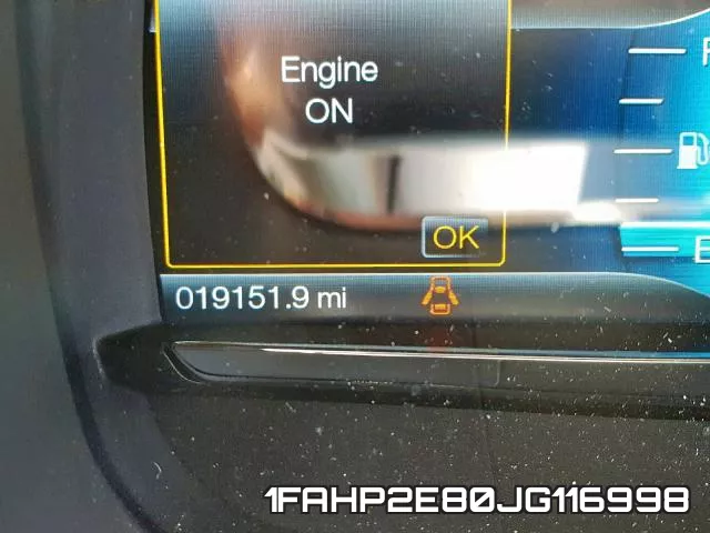 1FAHP2E80JG116998 фото 9