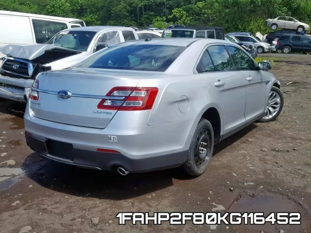 1FAHP2F80KG116452 фото 5