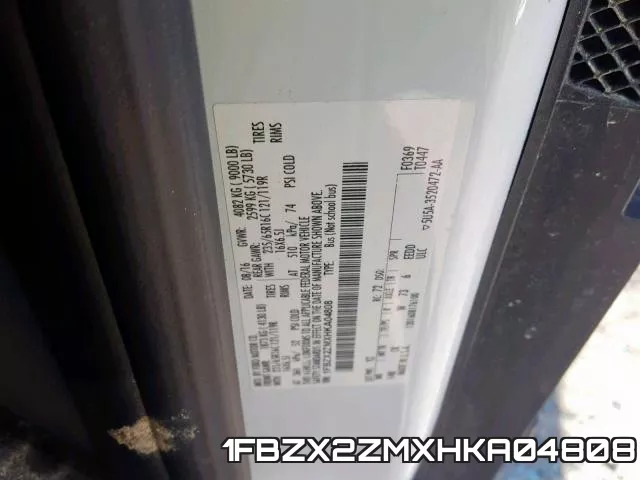 1FBZX2ZMXHKA04808 фото 2