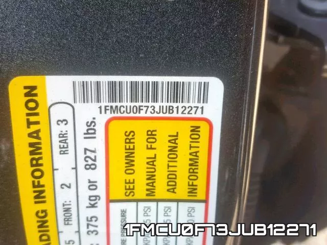 1FMCU0F73JUB12271 фото 2