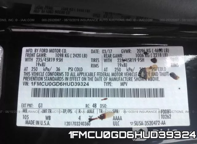 1FMCU0GD6HUD39324 фото 10