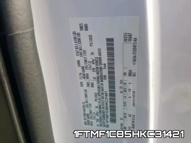 1FTMF1C85HKC31421 фото 2