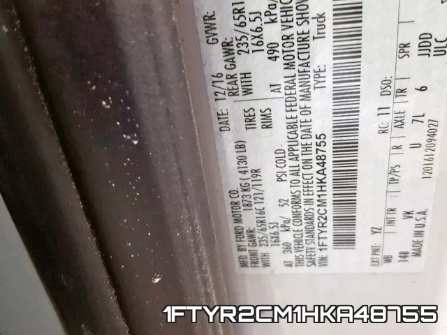 1FTYR2CM1HKA48755 фото 2