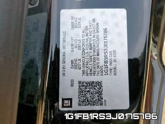 1G1FB1RS3J0175786 фото 2