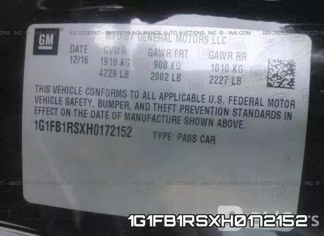 1G1FB1RSXH0172152 фото 10