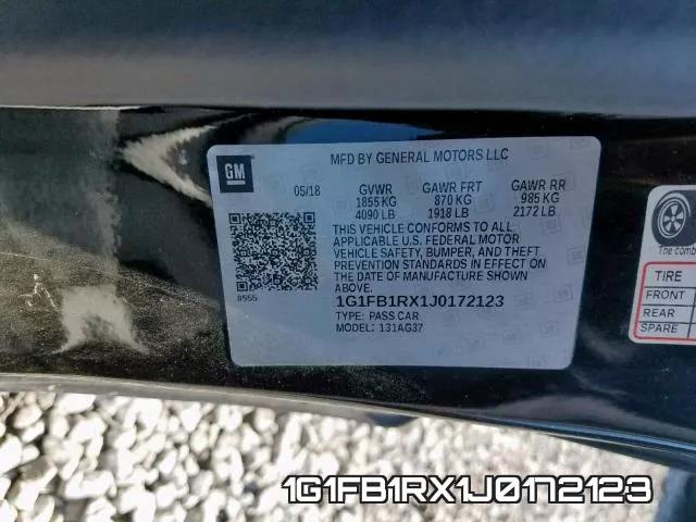 1G1FB1RX1J0172123 фото 2