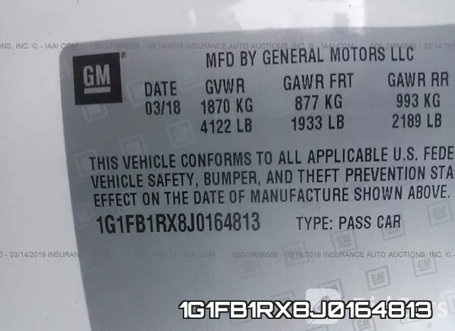 1G1FB1RX8J0164813 фото 10