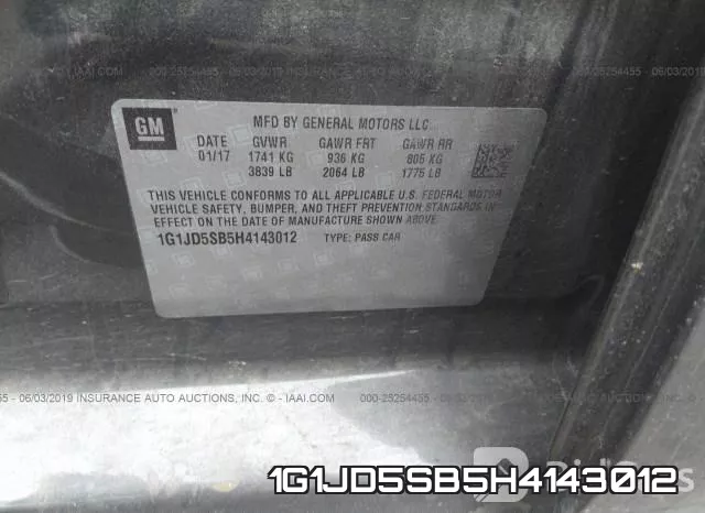 1G1JD5SB5H4143012 фото 10