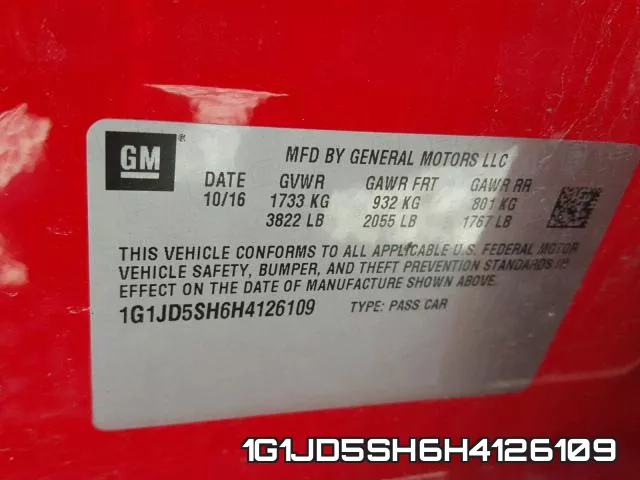 1G1JD5SH6H4126109 фото 2