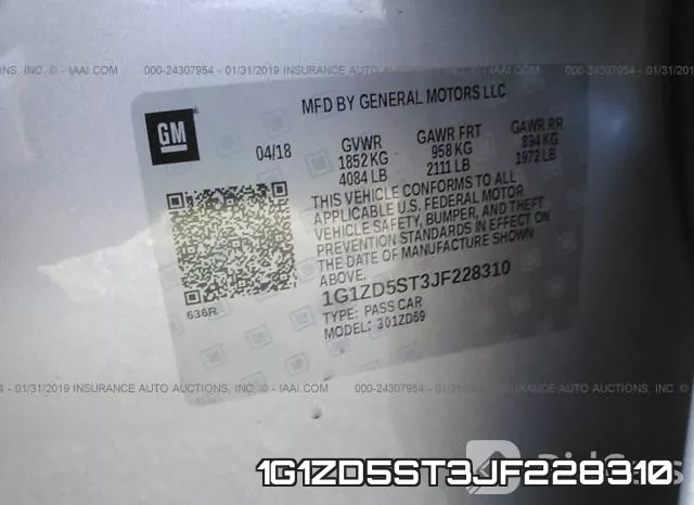 1G1ZD5ST3JF228310 фото 10
