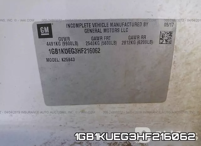 1GB1KUEG3HF216062 фото 10