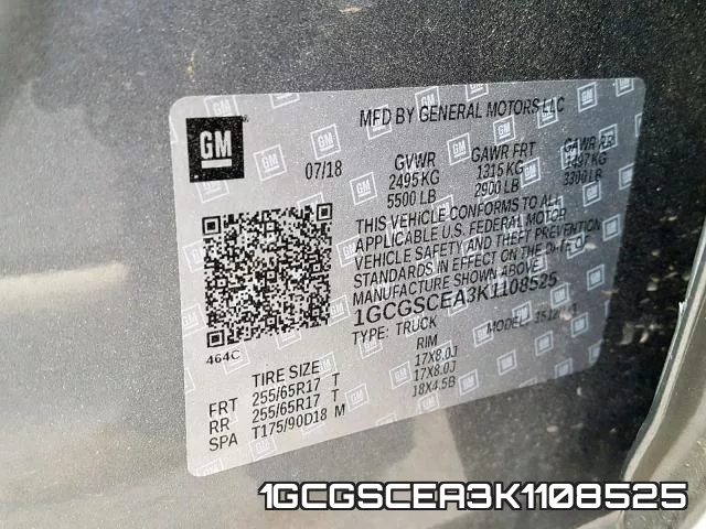 1GCGSCEA3K1108525 фото 2