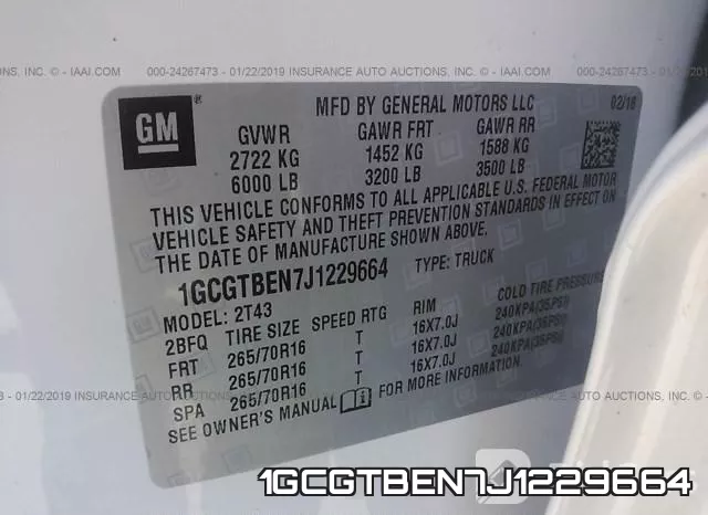 1GCGTBEN7J1229664 фото 10