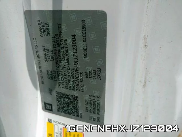 1GCNCNEHXJZ123004 фото 2