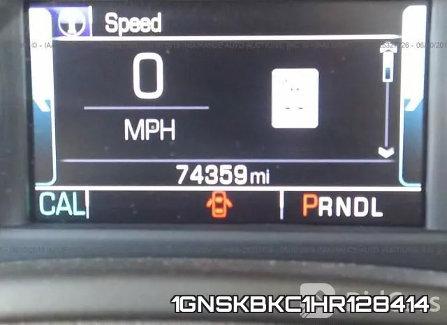 1GNSKBKC1HR128414 фото 8