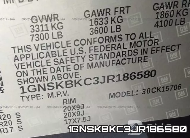 1GNSKBKC3JR186580 фото 10