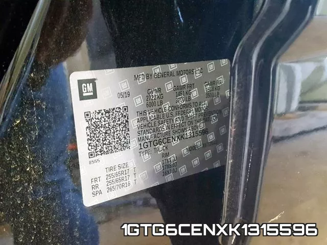 1GTG6CENXK1315596 фото 2