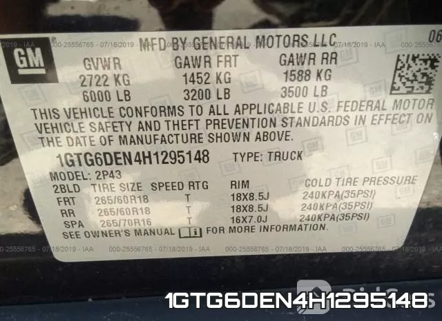 1GTG6DEN4H1295148 фото 10