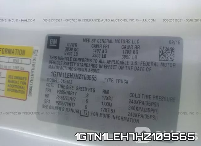 1GTN1LEH7HZ109565 фото 10