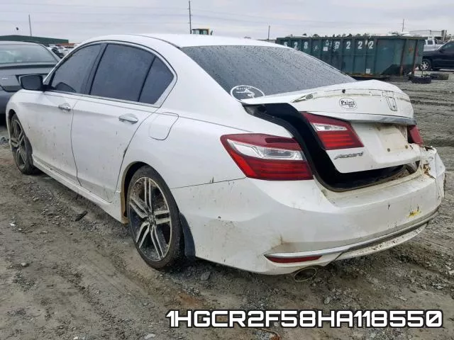 1HGCR2F58HA118550 фото 4