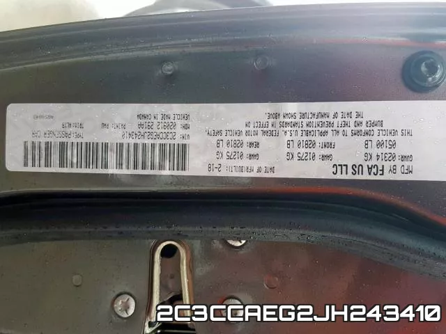 2C3CCAEG2JH243410 фото 2