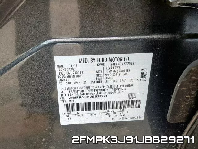2FMPK3J91JBB29271 фото 2