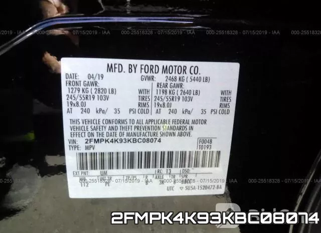 2FMPK4K93KBC08074 фото 10