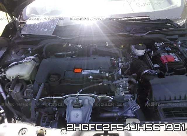 2HGFC2F54JH567391 фото 2
