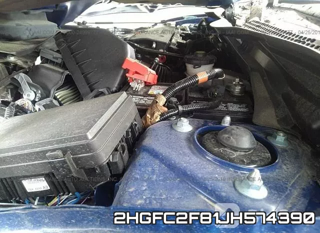 2HGFC2F81JH574390 фото 2