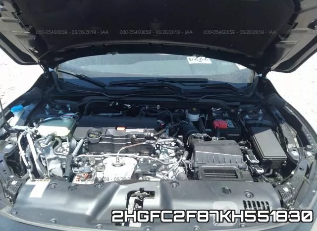 2HGFC2F87KH551830 фото 2