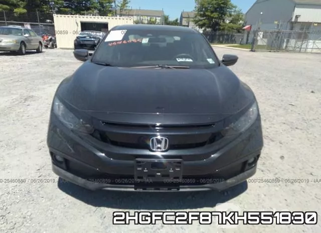 2HGFC2F87KH551830 фото 7