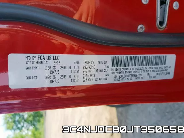 3C4NJDCB0JT350658 фото 2
