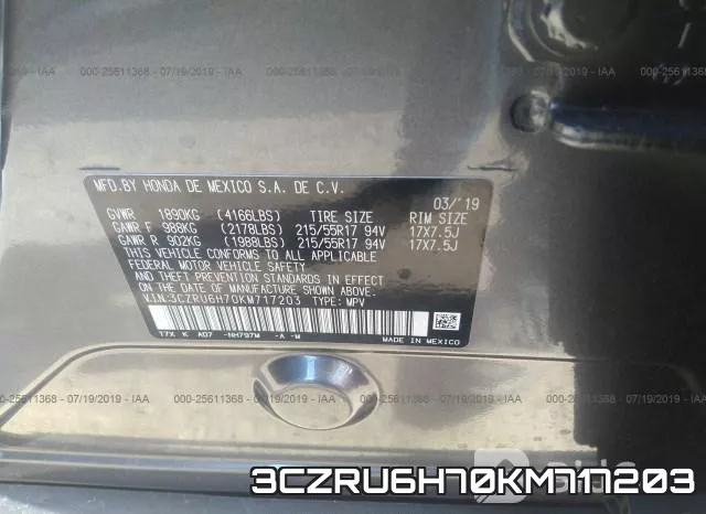 3CZRU6H70KM717203 фото 10