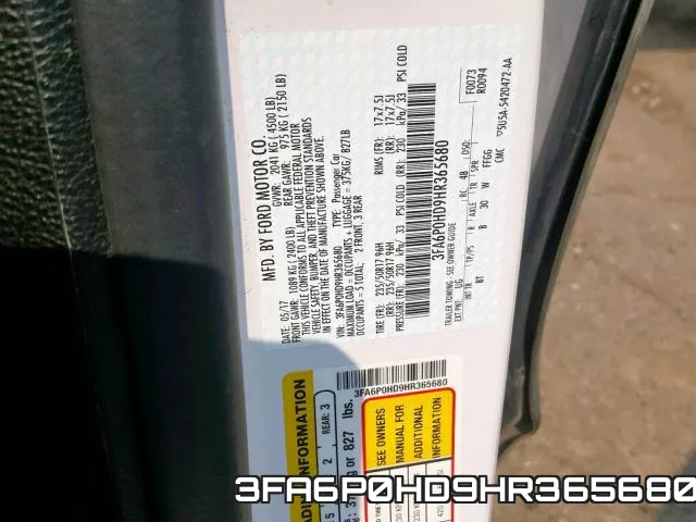 3FA6P0HD9HR365680 фото 2