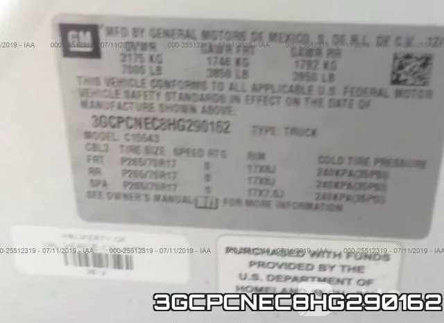 3GCPCNEC8HG290162 фото 10