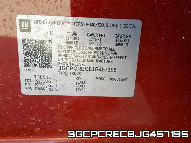 3GCPCREC8JG457195 фото 2