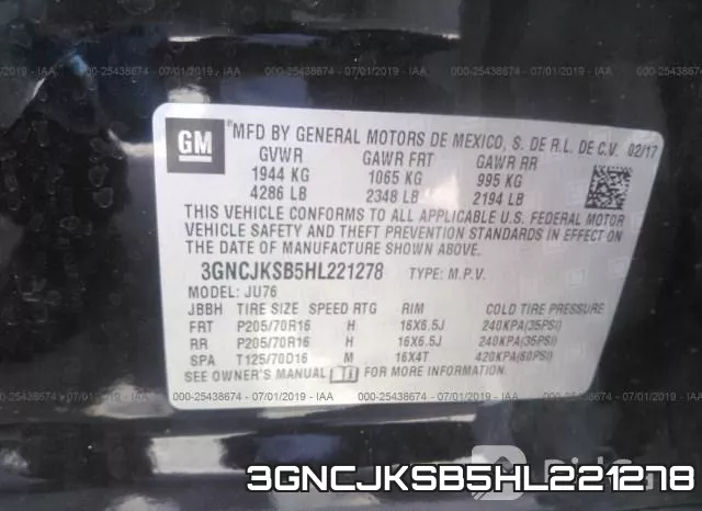 3GNCJKSB5HL221278 фото 10
