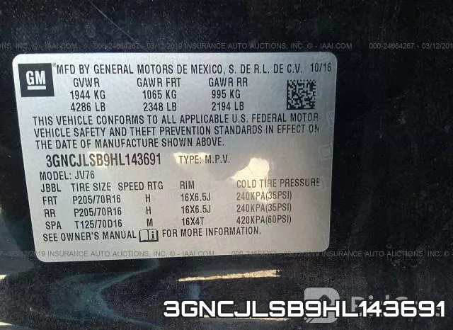 3GNCJLSB9HL143691 фото 10