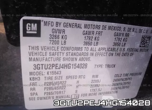 3GTU2PEJ4HG154028 фото 10